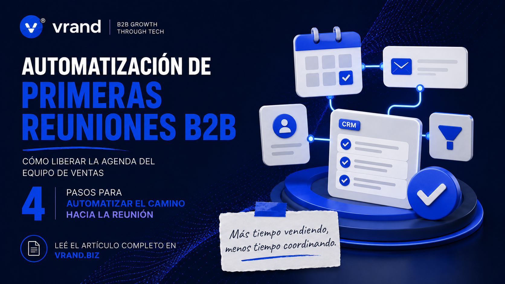 Automatización de primeras reuniones B2B: cómo liberar la agenda del equipo de ventas